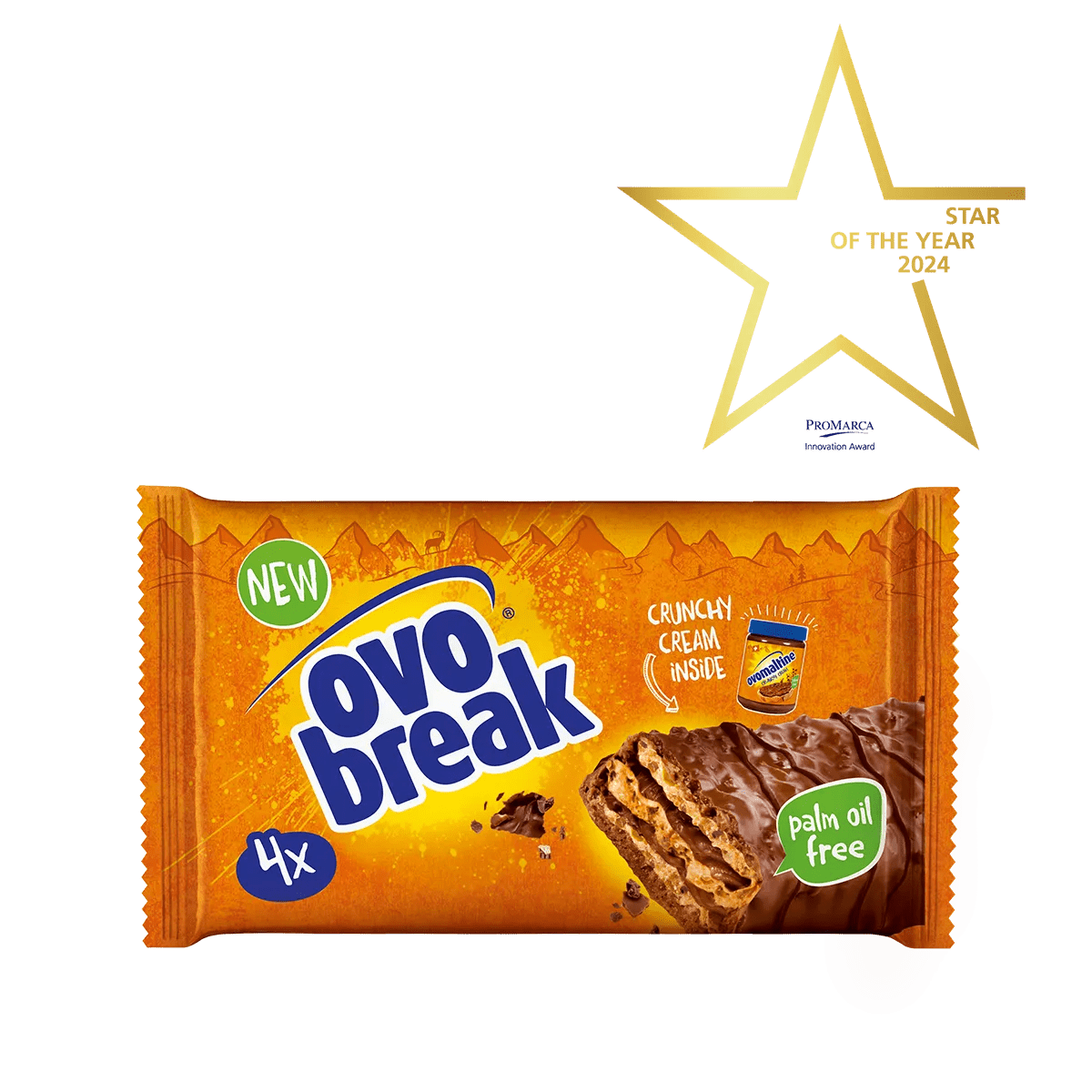 Ovo Break barre gaufrette 156 g