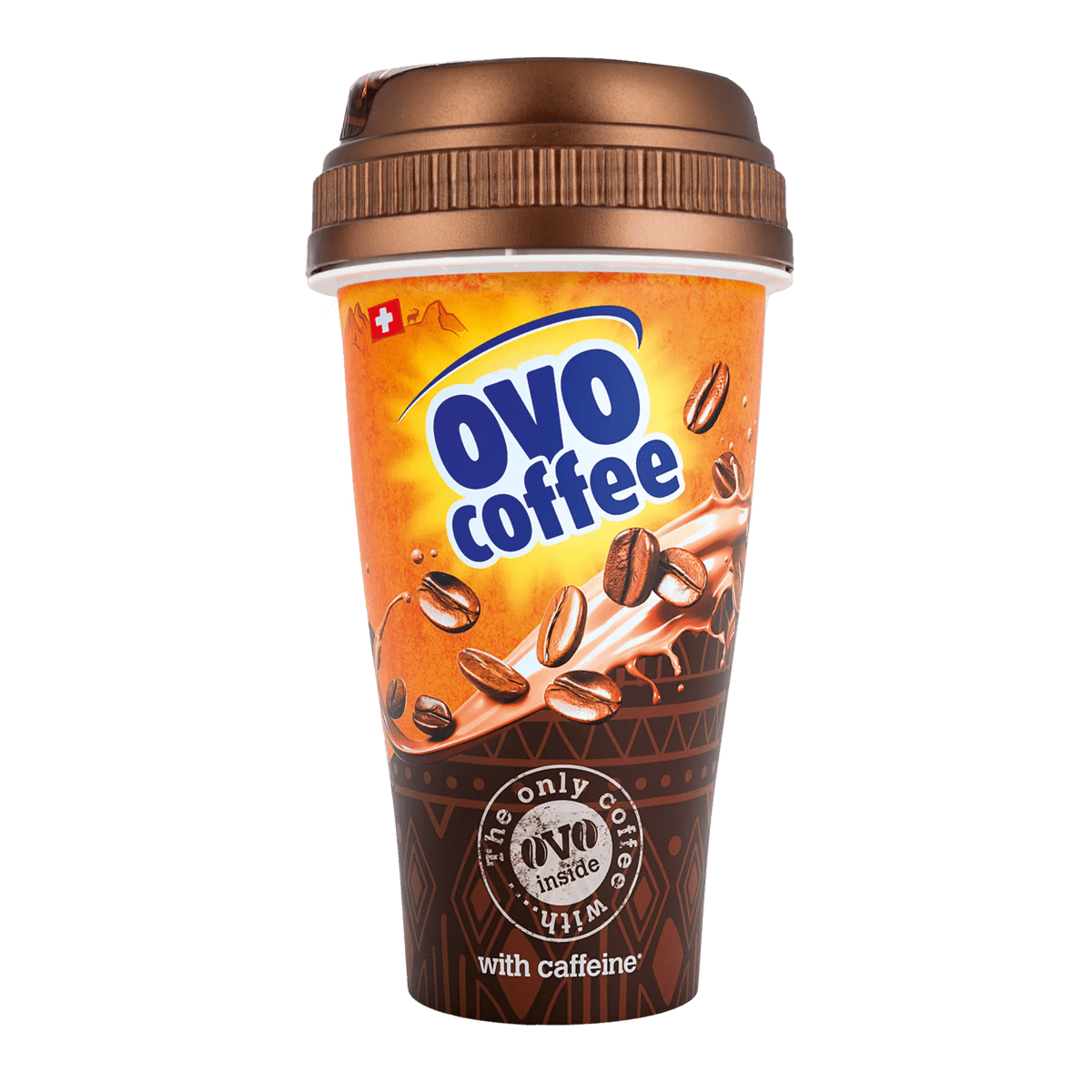 Ovo and Coffee Drink