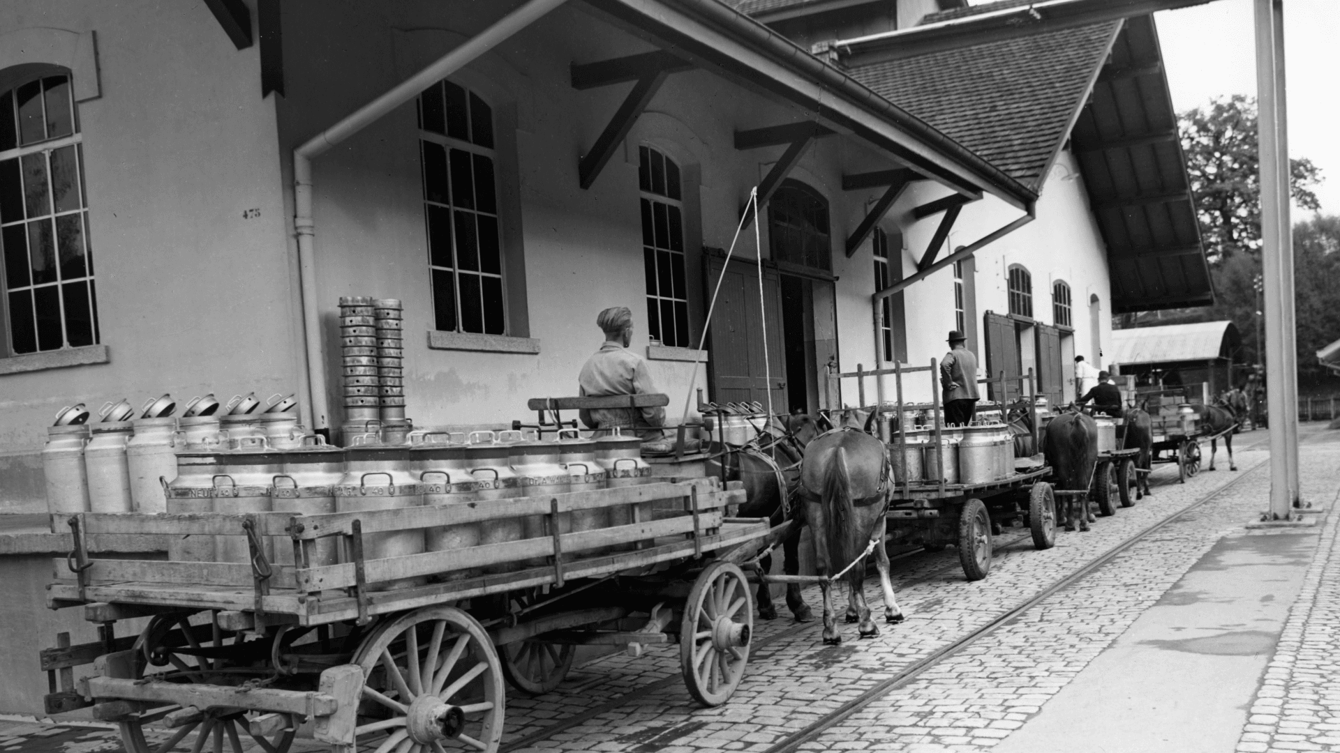 Lieferung Milch bei Ovomaltine Fabrik