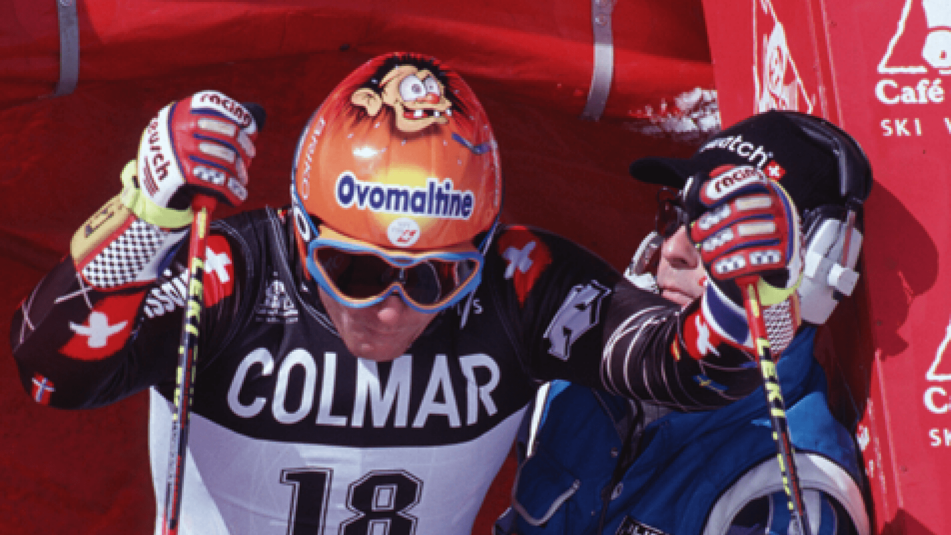 Ovomaltine und Didier Cuche - ein unschlagbares Duo