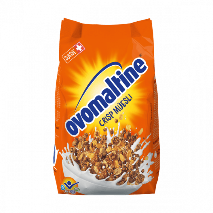 Ovomaltine Crisp Müesli lanciert im Jahr 2000