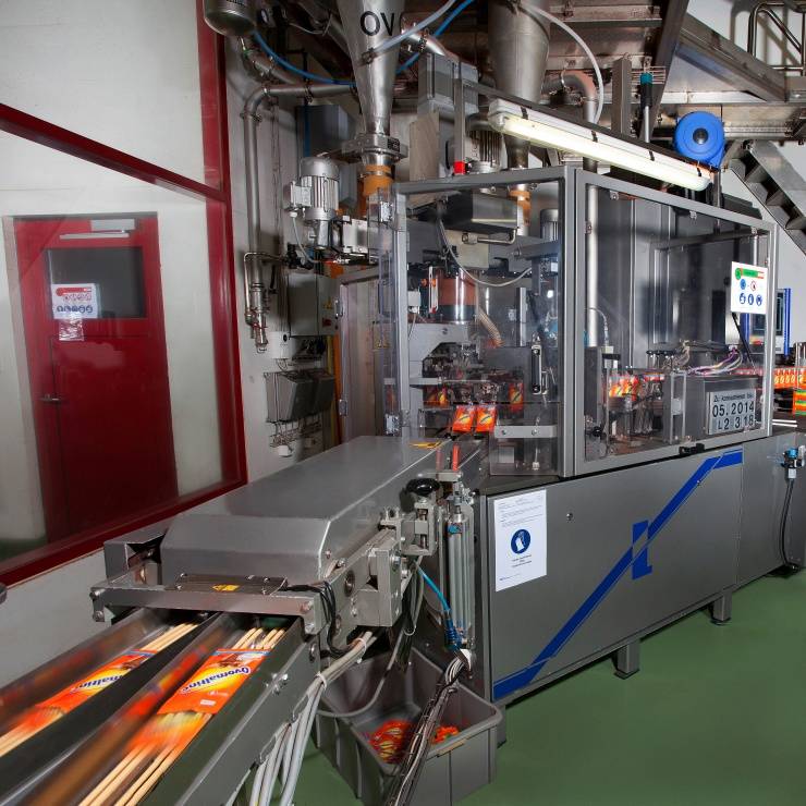 Ovomaltine Herstellung - Abfüllung von Ovomaltine Pulver