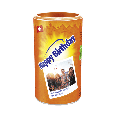 Boîte Ovo personnalisée - happy birthday