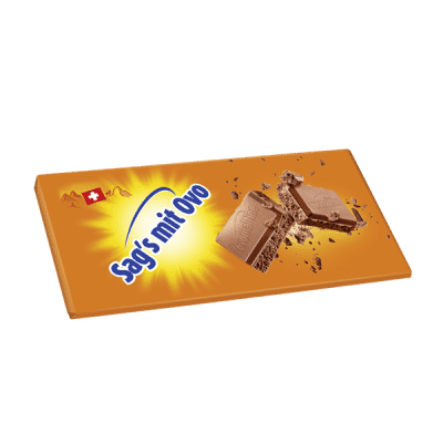Chocolat Ovomaltine personnalisé dis-le avec Ovo