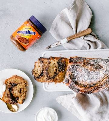 Banana Bread à l'Ovo Crunchy Cream