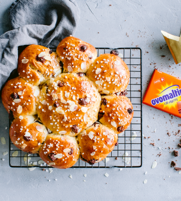 Rezept: OVO Dreikönigskuchen mit Ovomaltine Schokolade