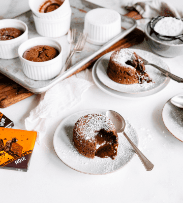 OVO Soufflé mit flüssigem Kern