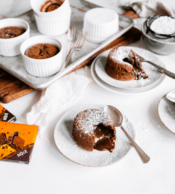 Soufflés OVO au cœur coulant