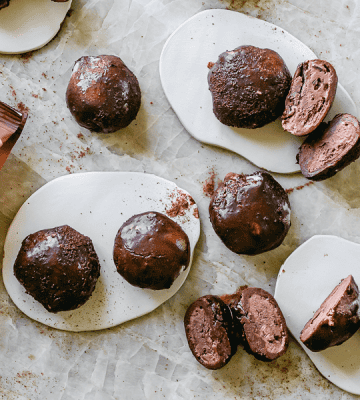 Mochi Eis mit Ovomaltine